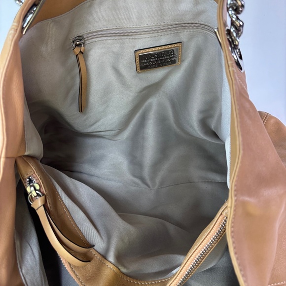 Valentino by Mario Valentino Shoulder Bag/Tote (Spa) w/Tassel - Picture 7 of 11